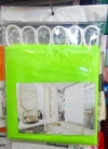 Solid-color simple PEVA waterproof and mold-proof bath curtain, non-perforated printed bathroom curtain Application Scenario